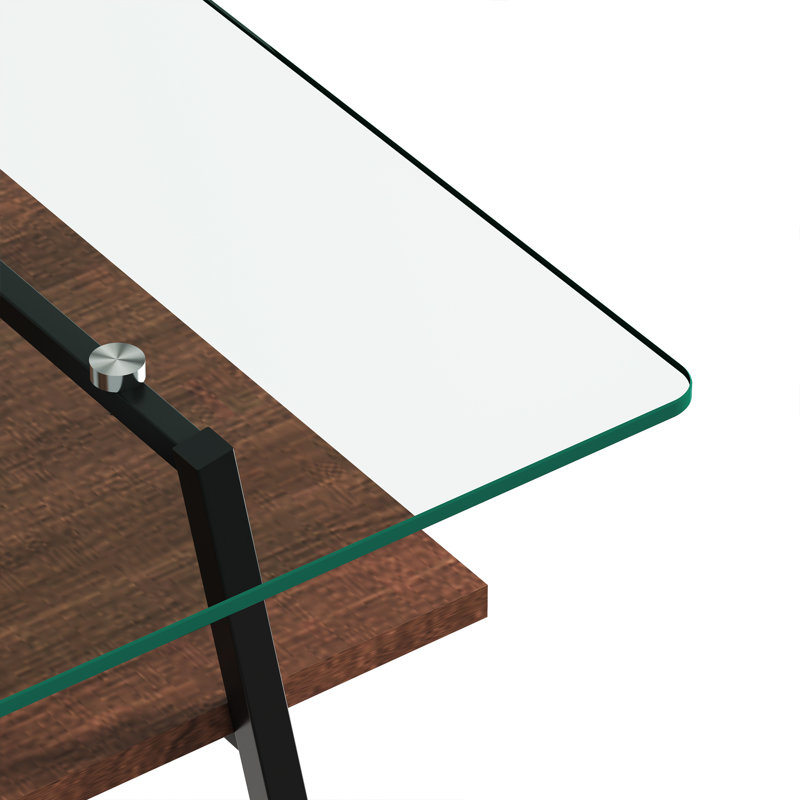Aspelare Glass Top End Table
