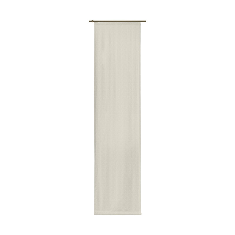 Salley Pinch Pleat semi transparent Single Curtain, 145cm Width x 245cm Drop, Light green
