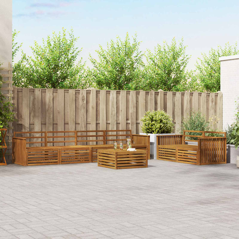 329cm Wide Patio Sectional Set