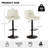 Swivel Adjustable Height Counter Stool With Footrest(Set Of 2)-105526883
