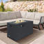Table de foyer d'extérieur au propane / gaz naturel en aluminium Sunbeam Oasis-108537863