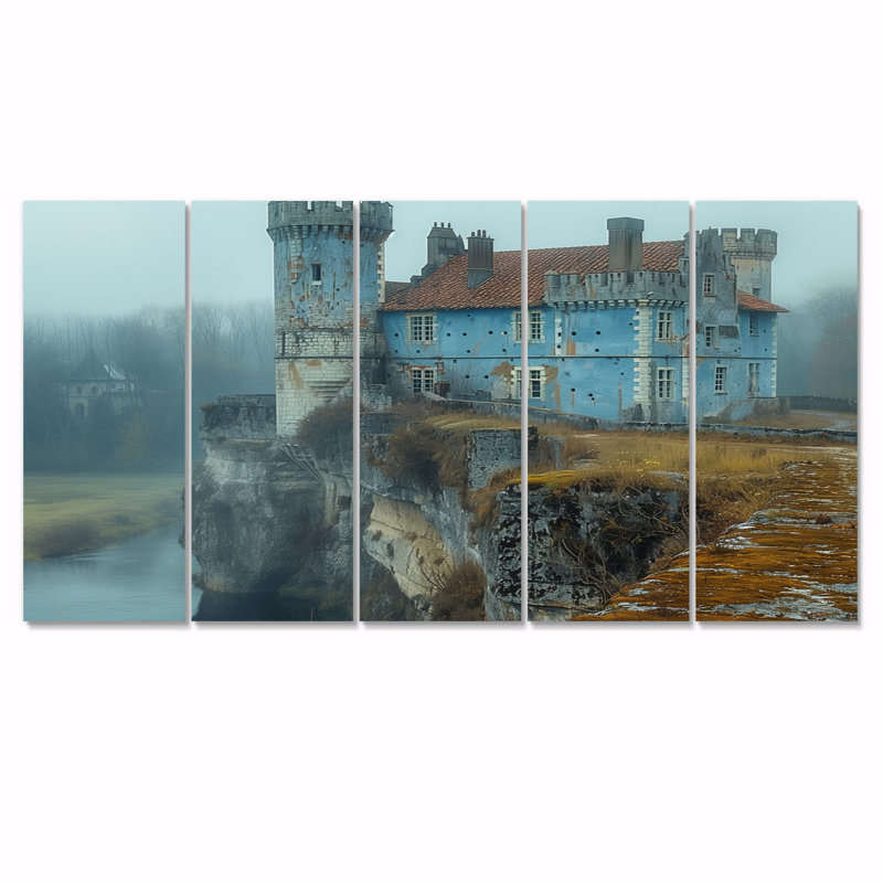 Ensemble d'art mural en toile Pieper - Castles, H 32 po x l 80 po