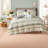 Premium Bedding Sets, Cotton Full Queen Stripe Pom Pom Set For Home