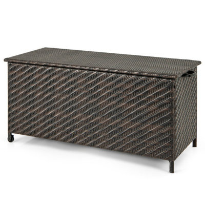 85 Gallon Outdoor Storage Box With Removable Liner And Universal Wheels by Spiritual Realm