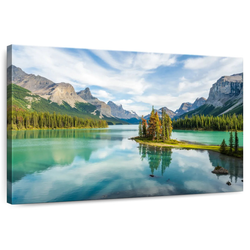 Alvord Spirit Island Reflection, H 24 po x l 36 po