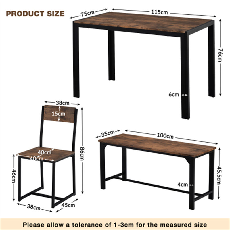 Biggs 4 - Person Dining Set