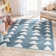 Kennedy Triangles Blue Children's Rug