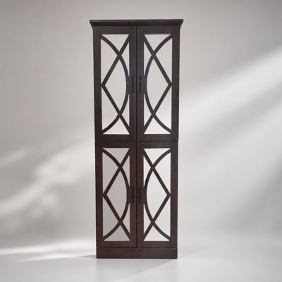 Meuble à chaussures de 68 pouces de hauteur avec portes, 8 tablettes réglables à 8 niveaux, organisateur de rangement moderne pour vestibule et garde-robe