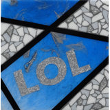 Lol-Blue Print by Eddie Bruckner