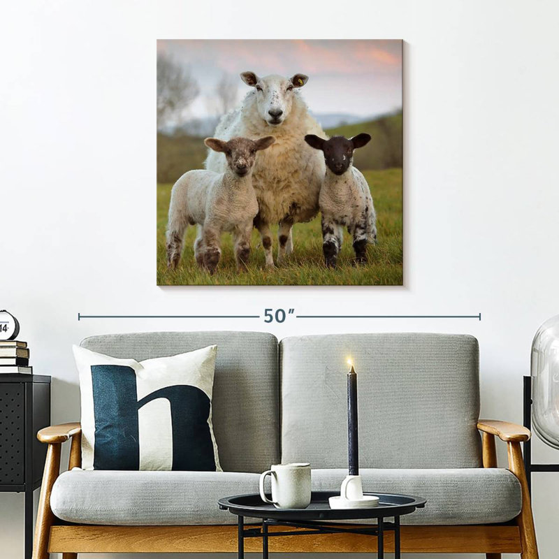 Brampt Markethill Sheep, 30" H x 30" W