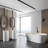 Solid Surface Round Pedestral Sink-73484507