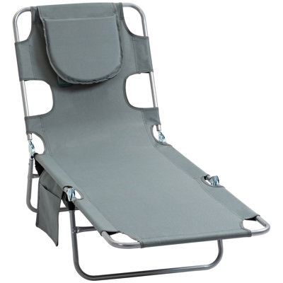 Haritz Foldable Sun Loungers Beach Chaise Lounge