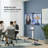 Mount-It Mobile TV Stand for Flat Screen TVs | Height Adjustable Rolling TV Cart for 32 - 70 in.