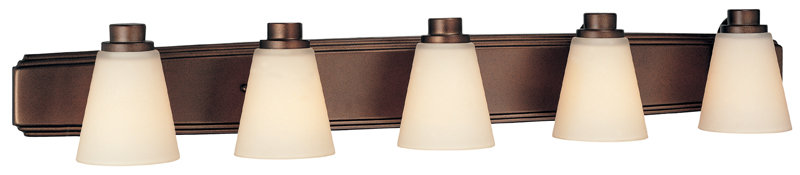 Beddingfield 5 - Light Dimmable Vanity Light, Heirloom Bronze