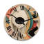 Horloge murale en bois surdimensionnée moderne-309939119