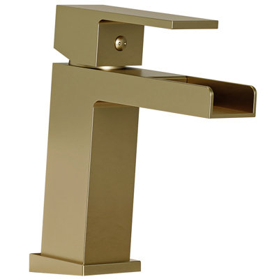 Single-Hole Single-handle Bathroom Faucet with Drain Assembly