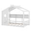 Lit sur pied avec tablette de rangement-2059607416
