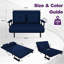 Fauteuil convertible avec coussin-1376529684