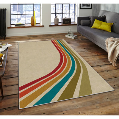 Luxurious Area Carpet (5.2 x 7.5 ft), 100% Polyester, 740 g/m² | Soft Velvet Fabric with Non-Slip Felt Dot Underside, Laminated Sponge for Comfort | Easy to Clean, Machine Washable at 86°F | Ideal for Living Room & Bedroom Decor