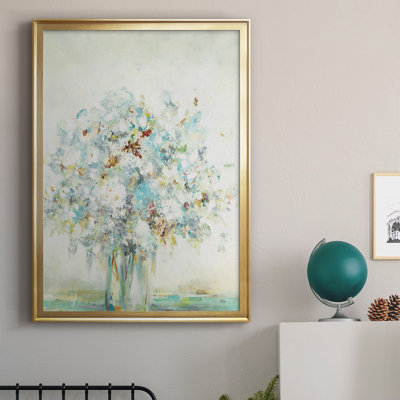 «Textured Bouquet», reproduction encadrée de qualité supérieure - prête à être accrochée