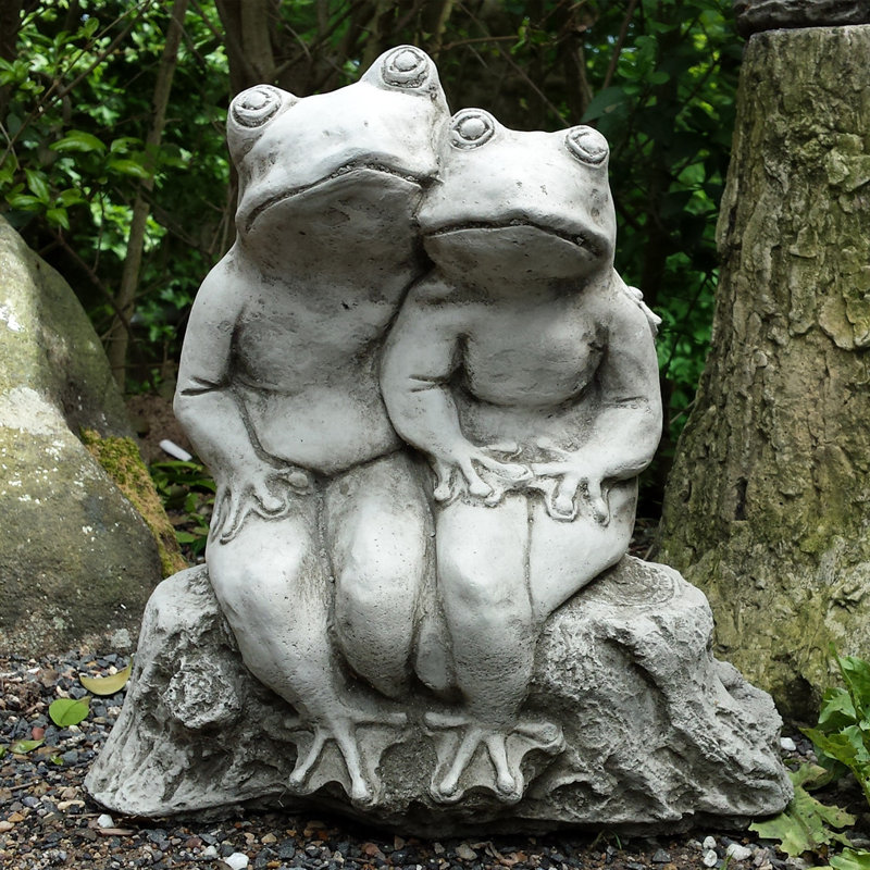 Lockett Animals Weather Resistant Stone Garden Statue