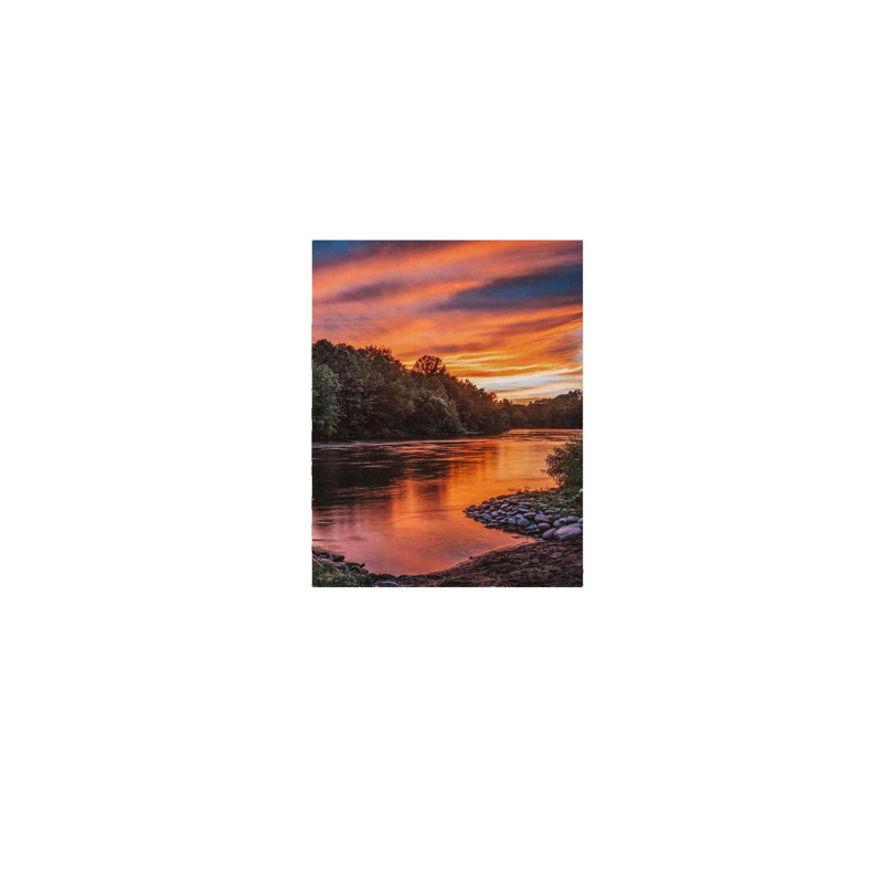 Pastel Landsca Unframed Canvas Wall Art  24" X 36"