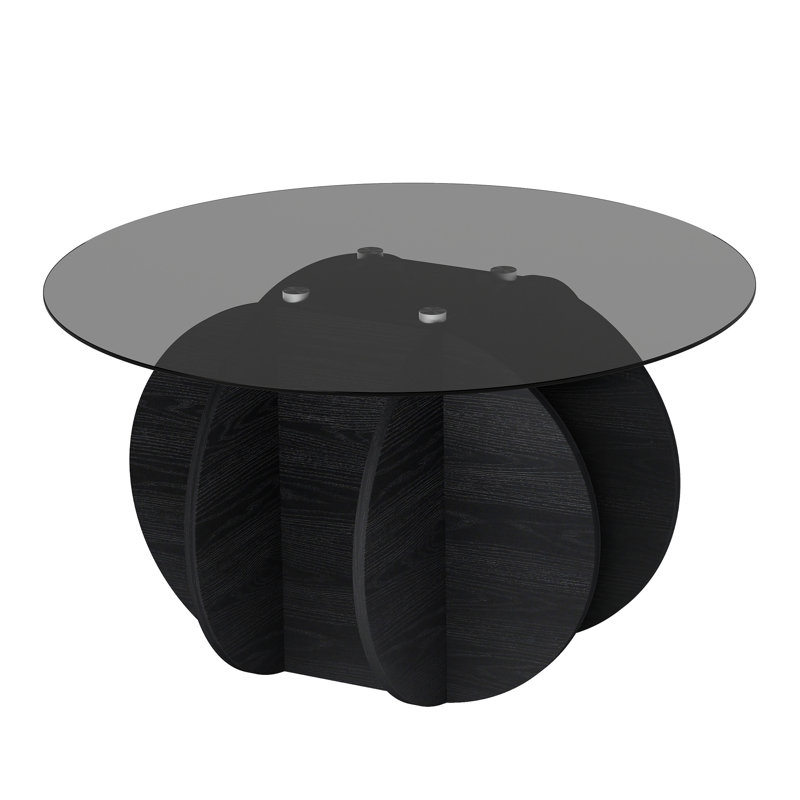 Table basse 31,5 ", Noir, noir, noir, noir