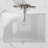 Bathroom Ceramic Vanity Sink Basin - Pure White Rectangle Deep Bowl With Overflow, Low Water Absorption, Contemporary Design For Lavatory Modern Absorption
