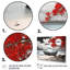 Hawaii Red And Grey Monochrome Boat I - Hawaii Wall Art Living Room-520204493-520204487