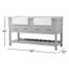 Ensemble de meuble-lavabo double 60 po Pelaghia-57367819