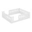 Lit plateforme double en bois avec garde-corps-825358482