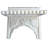 The Silver Teak 8.5'' H Desktop