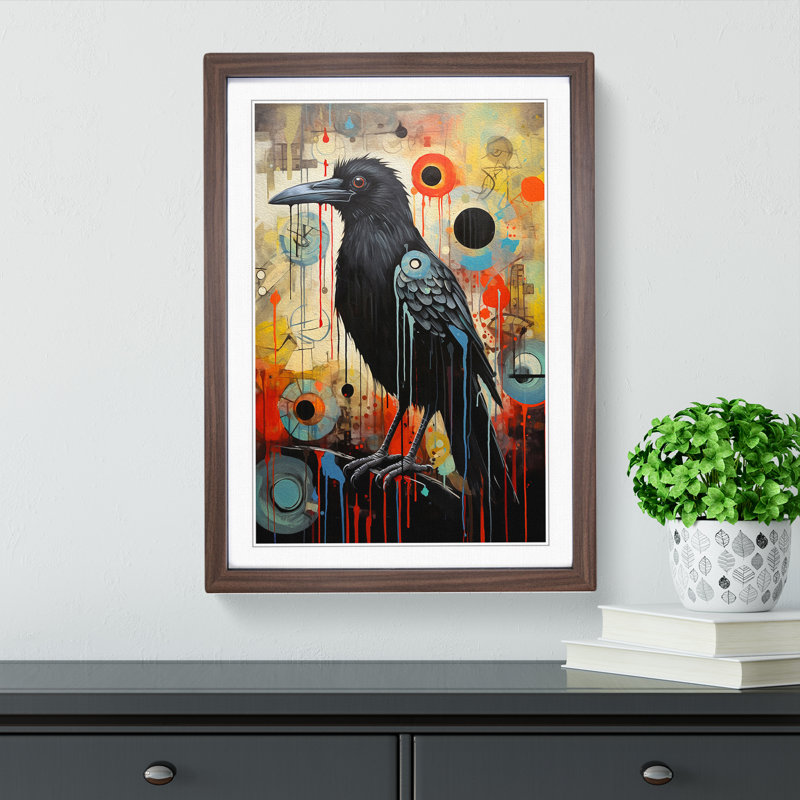 Raven Dadaism - Framed Print