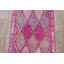 Tapis de zone en laine de chemin de moraccan 2 pi 7 po x 14 po one-of-kind à la main noué la Adiell