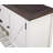 Brown And White 2-Drawer Server