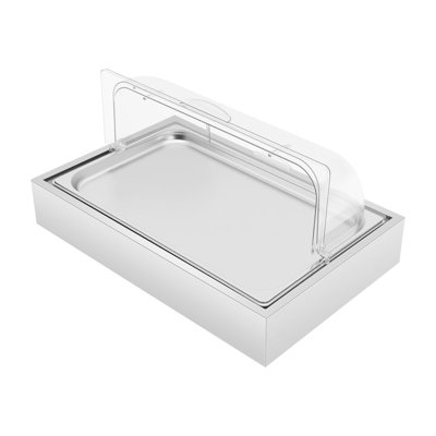 Ice Food Serving Display Tray, Buffet Cold Serving Cooler Platter,Chafing Dish