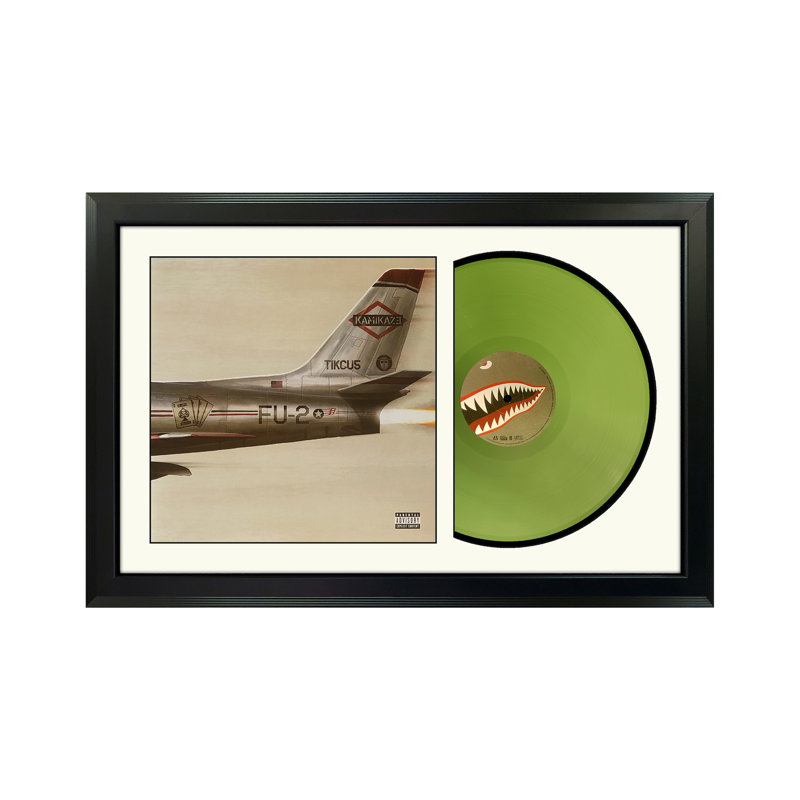 Disque Eminem "Kamikaze" avec passe-partout blanc, Blanc