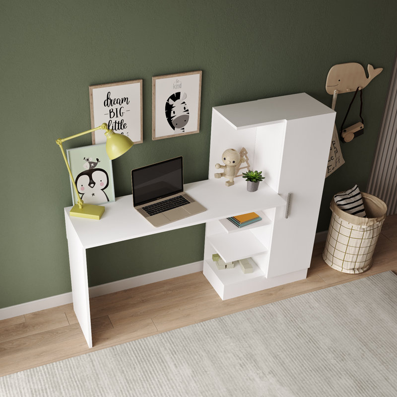 Riki Writing Desk, White