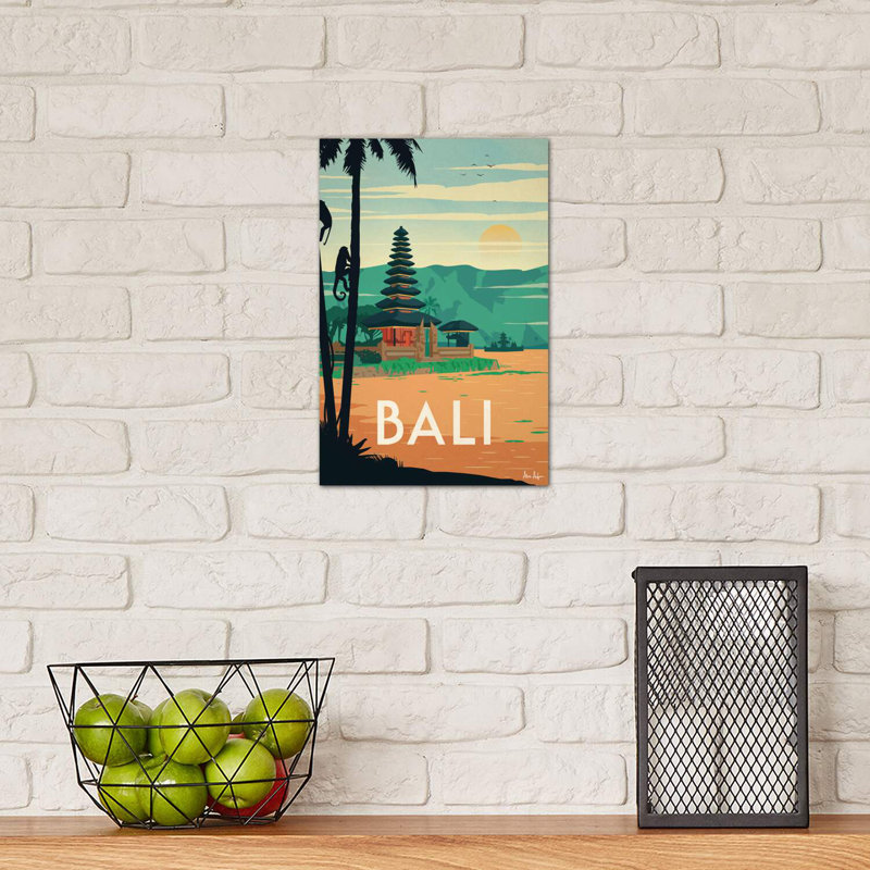 Bali by IdeaStorm Studios - Wrapped Canvas Print, 20.32 cm H x 30.48 cm W