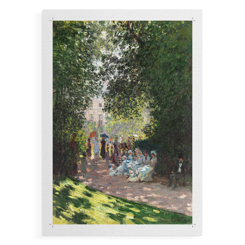 Paysage rétro XLVI - impression sur toile seulement - non encadrée, H 36 po x l 24 po
