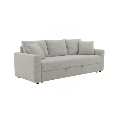 Sleeper Sectional Sofa with 2 Toss Pillows