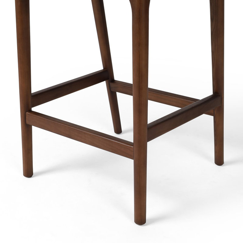 Amare Stool, Sonoma Coco Genuine Leather/Umber Ash, Counter Stool (26.5" Seat Height)