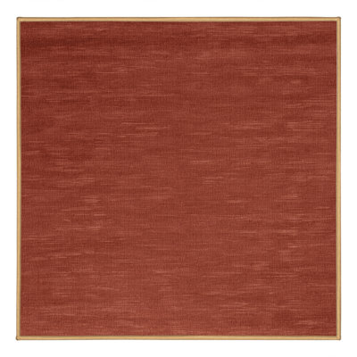 Tapis brun uni lavable à la machine
