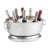 TableCraft Bali Collection 4.9-Gallon Oval Beverage Tub, Double Wall Stainless Steel