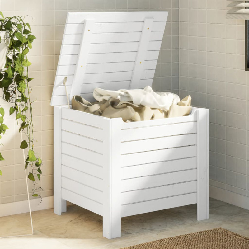 Camp Trunk / Footlocker, White