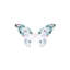 Butterfly IV 1 Piece Wrapped Canvas Wall Art-1745984941