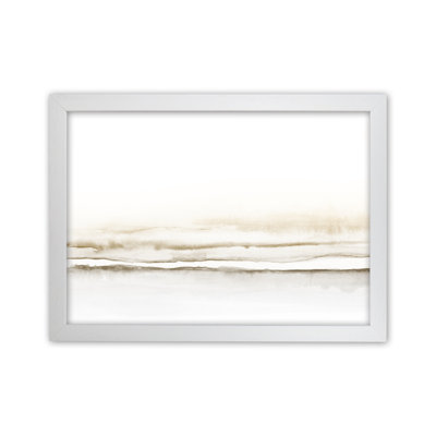 Minimal Watercolour Landscape II - Sepia - Print