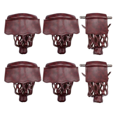 GSE Heavy-Duty leatherette Billiard Pool Table Pockets, Set of 6 Pool Table Replacement Pockets
