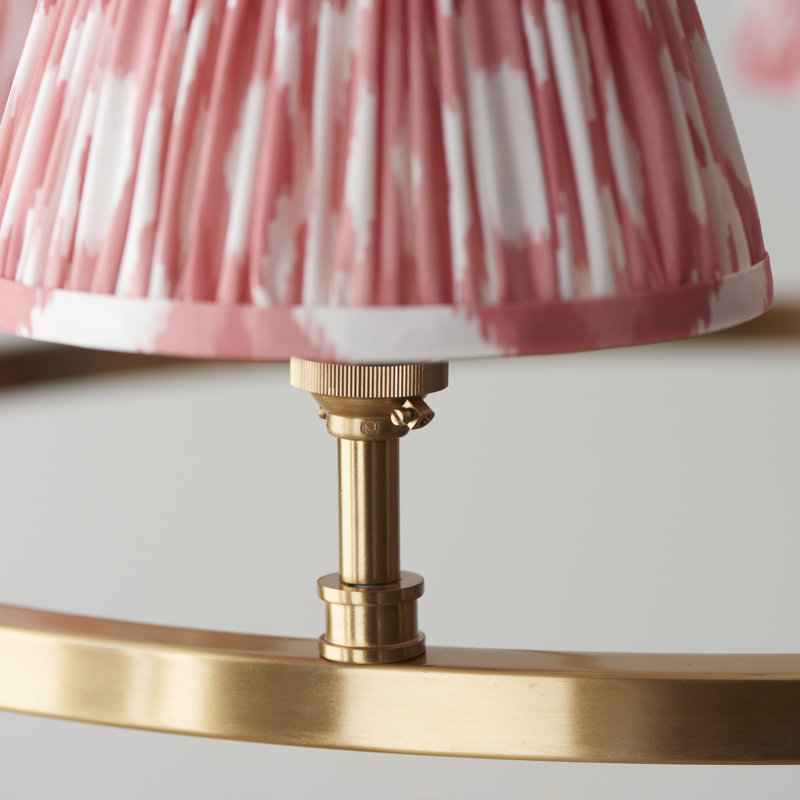 Chester 6 - Light Chandelier, Pink