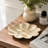 Aluminum Decorative Tray Modern Round Tabletop Display Accent